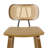26" Modern Upholstered Low Back Rattan Wood Counter Height Stool-96885271-82747934