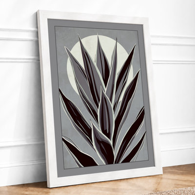 Burgundy Crown Botanical - Framed Print