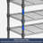 73'' Metal Clothing Rack