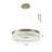 Bagimont Modern LED Crystal Halo Chandelier 