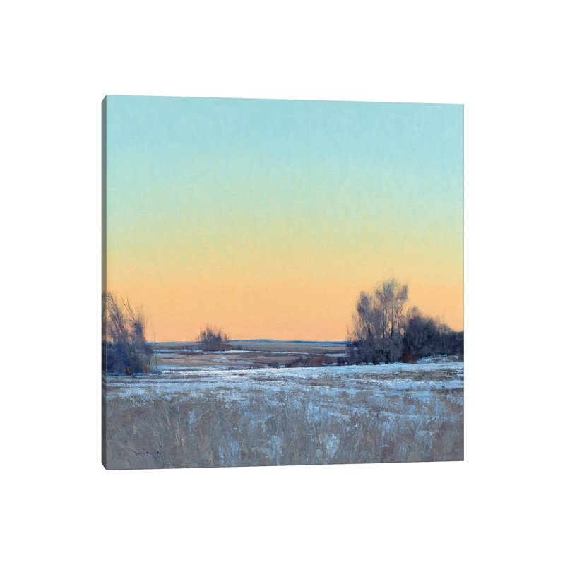 Late Afternoon In March Lowry MN by Ben Bauer - Wrapped Canvas Painting, 30.48 cm H x 30.48 cm W