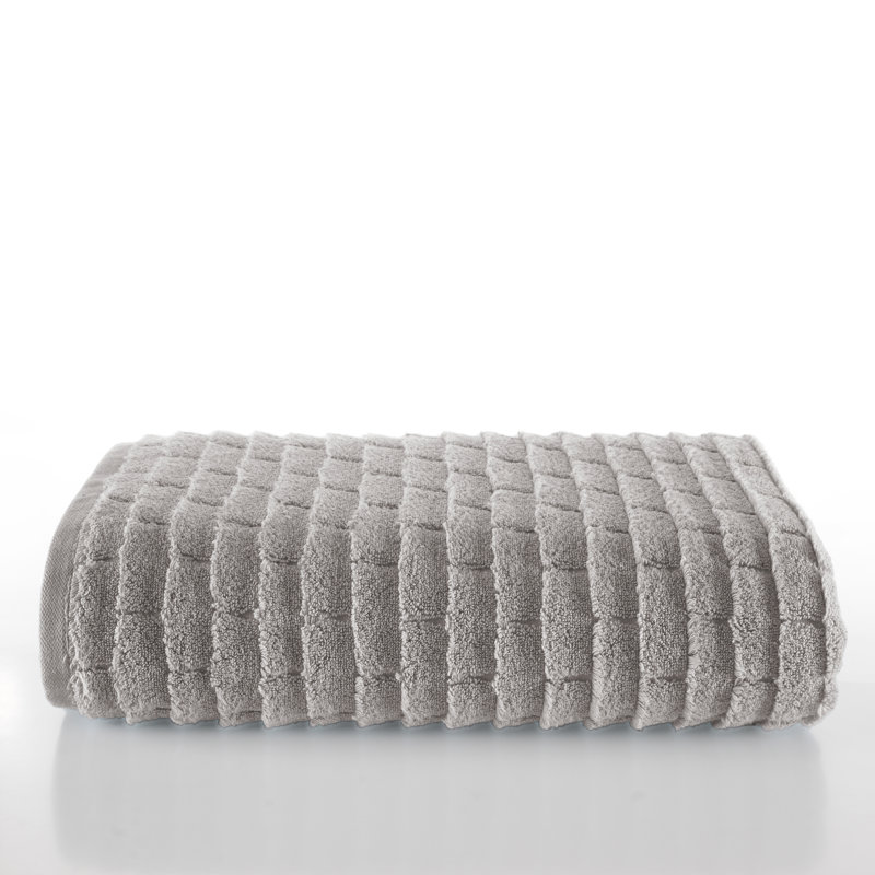 Drap de bain 1 pièce Subway Tile, gris