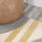 Ascher Geometric Striped Circles Gray/Yellow/Cream Rug-1118421943