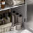 Bathroom Vanity With Sink, Bathroom Vanity Cabinet With Tempered Blurred Glass Doors-1157007918