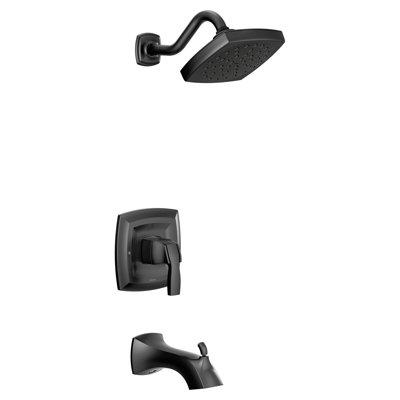 Ensemble de garniture de baignoire et douche à 1 poignée Voss M-CORE 3-Series, valve requise