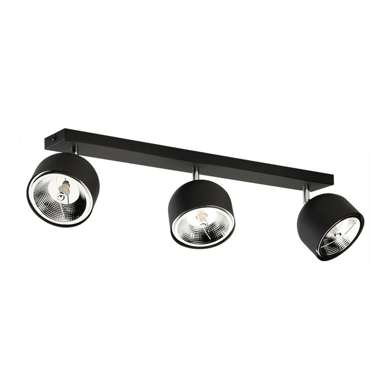 Averey Spotlight, Black, Black, 16cm H x 73cm W x 22cm D