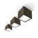 1 - Light 4" Simple Square Flush Mount