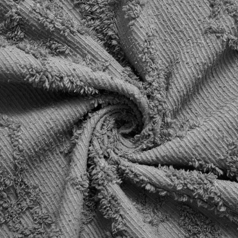 Ensemble d'édredon botanique 7 pièces Amalthea, Gris, Grand édredon et 6 pièces supplémentaires