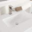 Acclaim 24 po Meuble-lavabo simple blanc avec comptoir en quartz Carrara et lavabo en porcelaine encastré-1902840216-1902840197