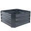 Lit de jardin surélevé carré en acier galvanisé Ippolito - Gris foncé - 24 po x 24 po x 11,75 po-1188451423-1184900158-1087888559