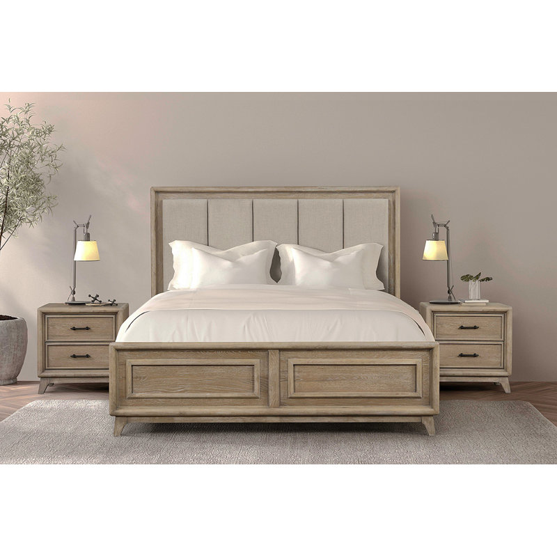 Table de chevet style transitionnel 1pc