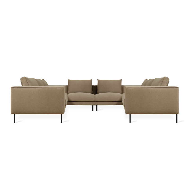 Renfrew U Shaped Sectional, Merino Mocha