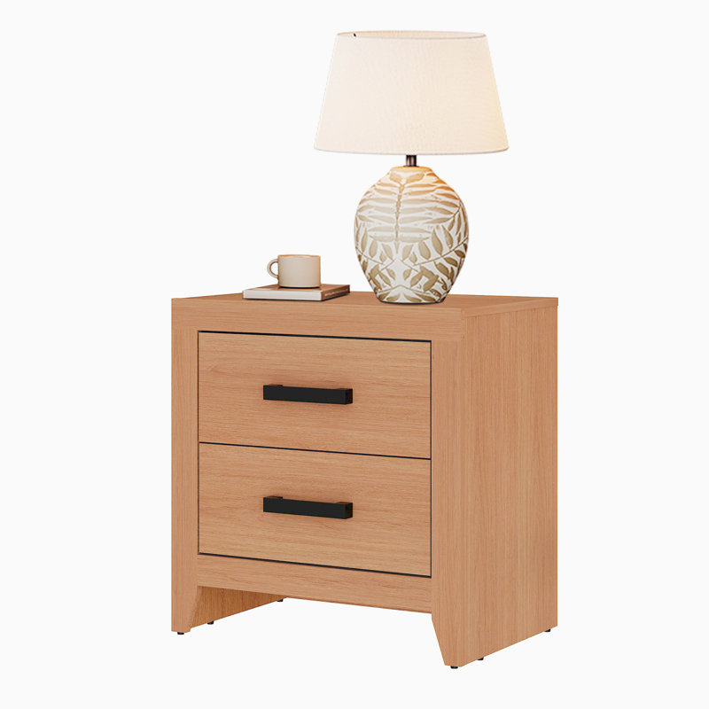 Modern Rustic Brown End Table, Mocha