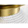 Gruste Brass Flushmount Ceiling Lamp With Pyramidical Patterned Glass Globe Shade
