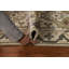 Tapis de couloir indien Oushak All-Over Ivoire 3 x 8