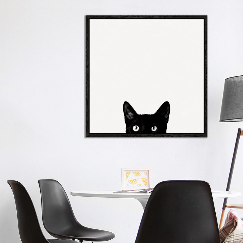 Wrapped Canvas Print, 93.98 cm H x 93.98 cm W, Black Framed