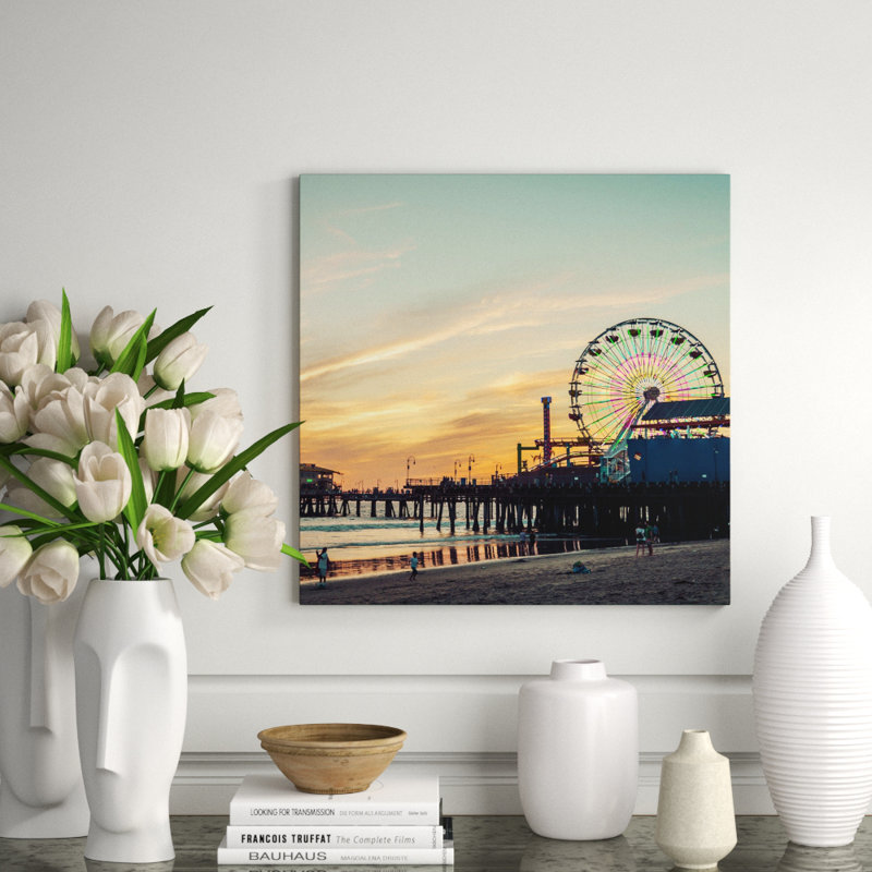 Beachside Park! Print, Aluminum, 24" H x 24" W x 1" D