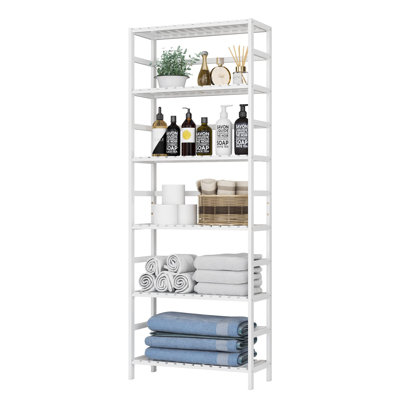 Whitley 161cm H x 60cm W Solid Wood Etagere Bookcase