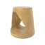 Hollow Side Table, Wood-Like Texture, Natural Colour-760354620