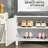 Hall Tree With Storage Bench And Coat Rack, Multifunctional Entryway Organizer With Shelves, Cabinet, And Drawers, White