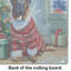 Tibetan Mastiff Cozy Christmas Glass Cutting Board Large
