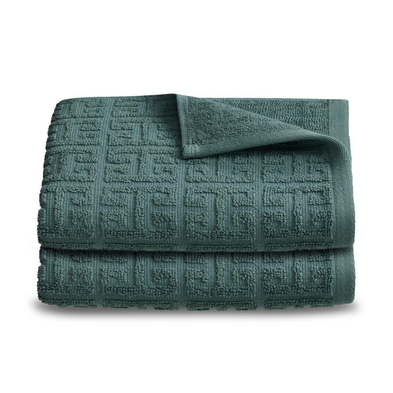 Martex Arcadia Terra 2 Piece Hand Towel Set, Slate