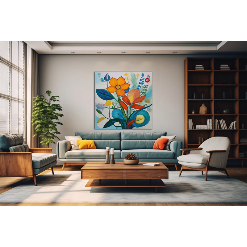 Symphonie botanique, H 42 po x l 42 po