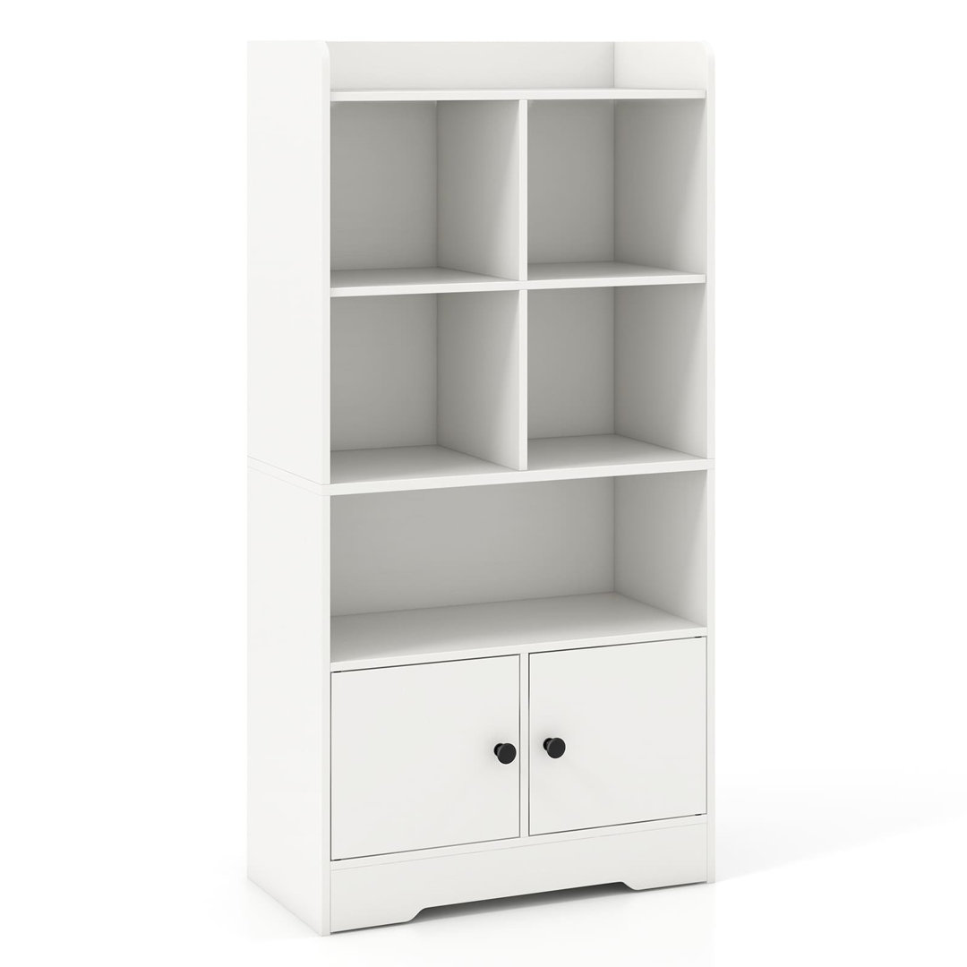 120cm H x 60cm W Particle Board Cube Bookcase