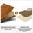 Round Coffee Table with Storage, Small Solid Wood Coffee Table for Living Room, Mid Century Modern Circle Center Table for Small Space Apartment, 31.5''D x 14''H-695355971