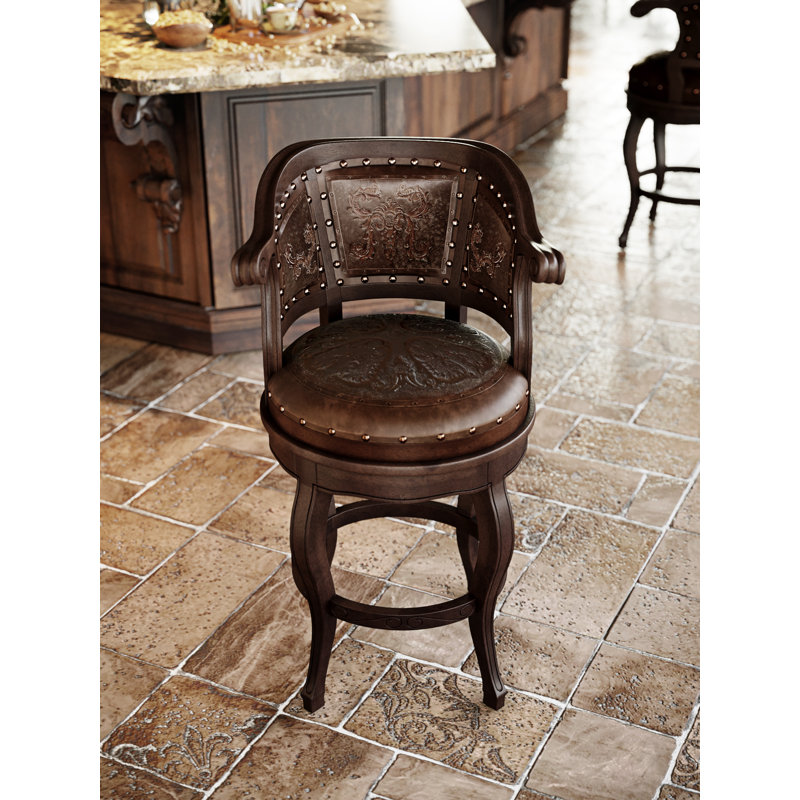Cardinal Swivel Solid Wood 30" Bar Stool