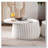White Round Storage Table Set