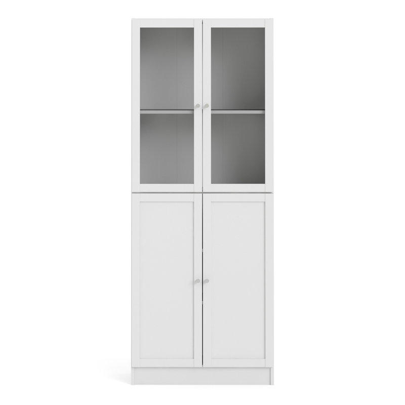 Basic 203.2cm H x 203.2cm W Bookcase, White