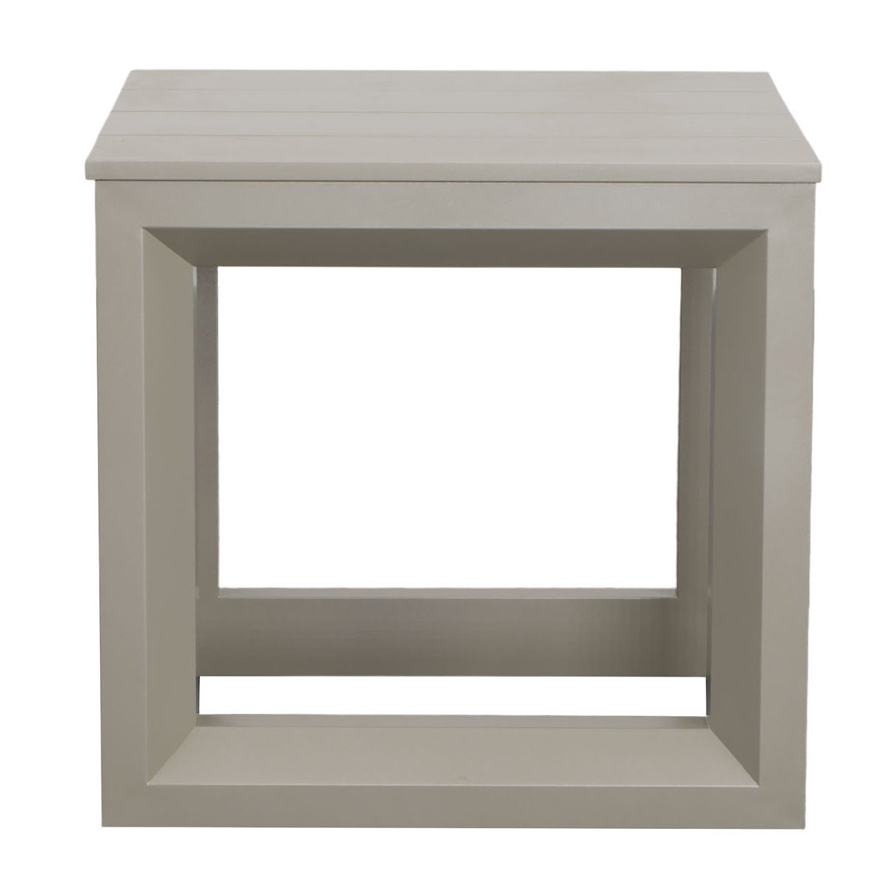 Calypso 21.3'' Metal Outdoor Side Table