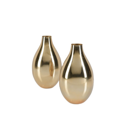 Vase en métal doré Serene Spaces Living 2