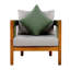 Fauteuil club d'extérieur en bois d'acacia-1614396612