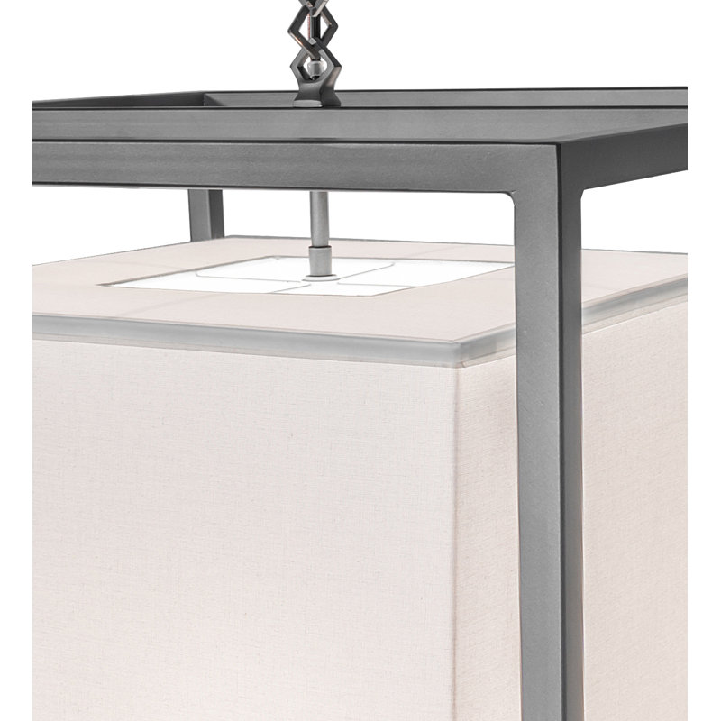 22" Square Kitzi Box Pendant