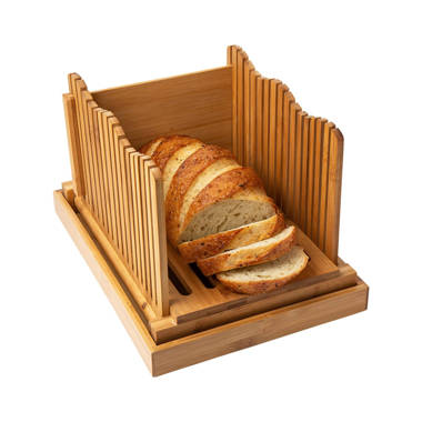 Bread Slicer Toast Loaf Slicing Guide Cutter With Crumb Catcher For  Homemade Bread Loaf & Sandwich, Baking