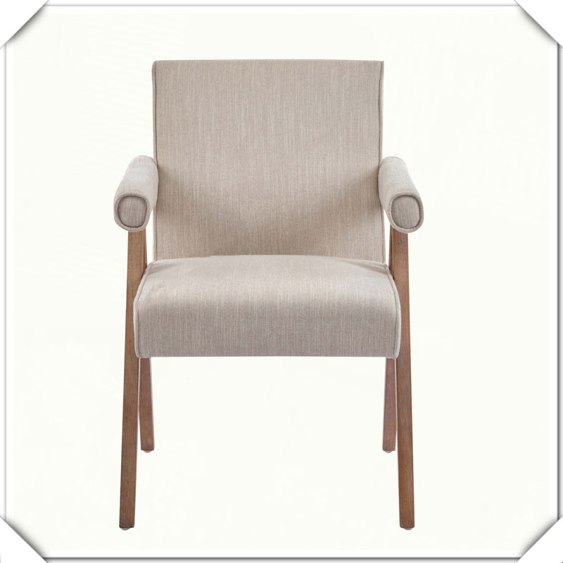 Fauteuil de salle à manger Poppy, Beige