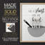«Lick The Bowl», reproduction encadrée - bois massif-1068309540-1068309563