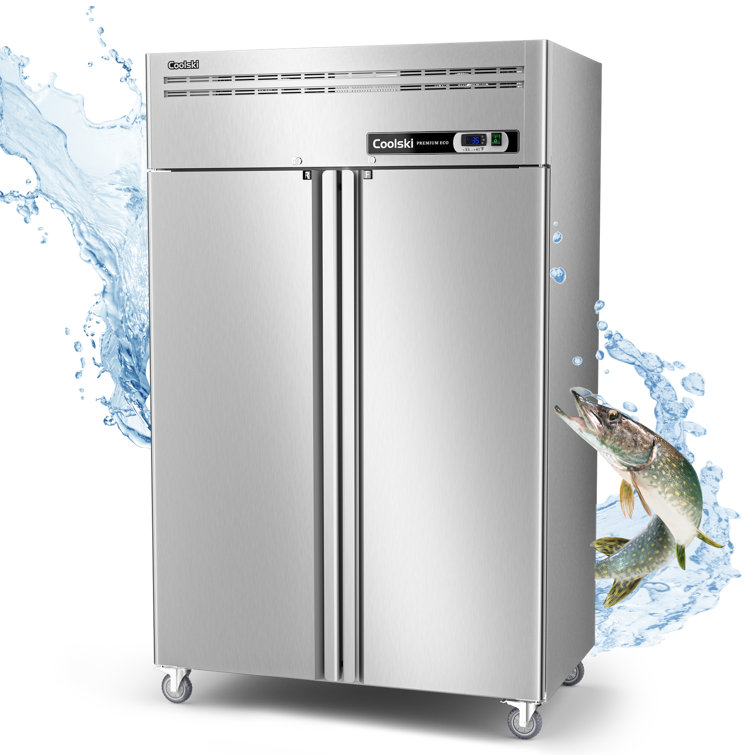 36 Cu.ft 2 Section Commercial Refrigerator And Freezer Combo, Reach In Freezer, 48"