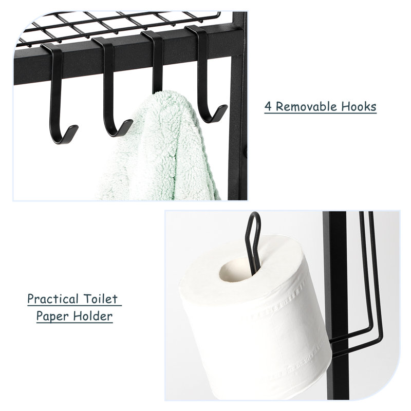 Rangement pour salle de bain Mehme, Brun