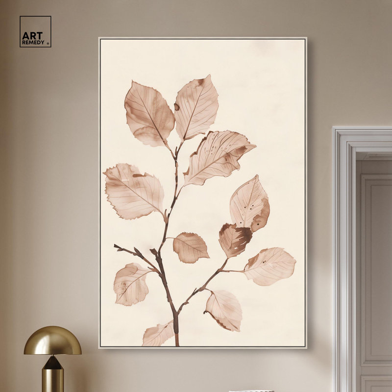 «Rust and Renewal III», reproduction d'art sur toile par Art Remedy, H 55 po x l 37 po, Silver Frame