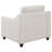 Juwann Upholstered Sloped Arm Accent Chair Beige