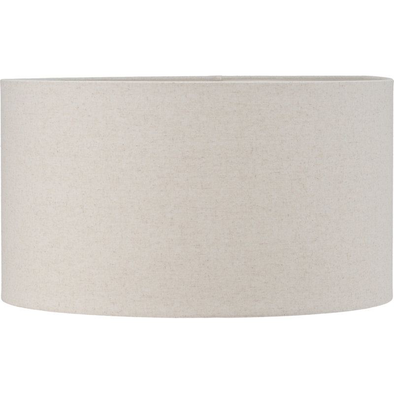Jute Drum Lamp Shade ( Uno ) in Beige, 29" H x 50" W x 50" D