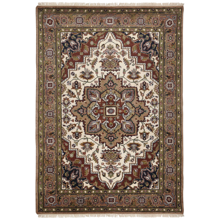Haque Oriental Wool Hand Woven Area Rug