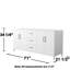 Elan 71'' W Double Bathroom Vanity Base-1098971900