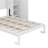 Murphy Bed With Two Wardrobe And Storage Shelf-1960547873