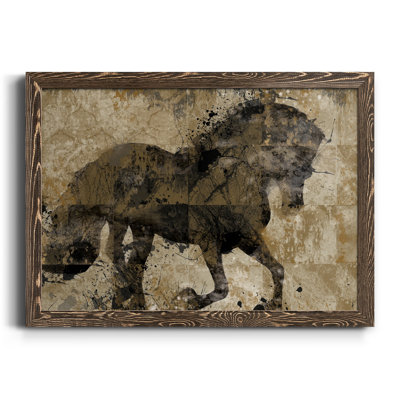 Midnight Stallion - cadre photo, impression sur toile