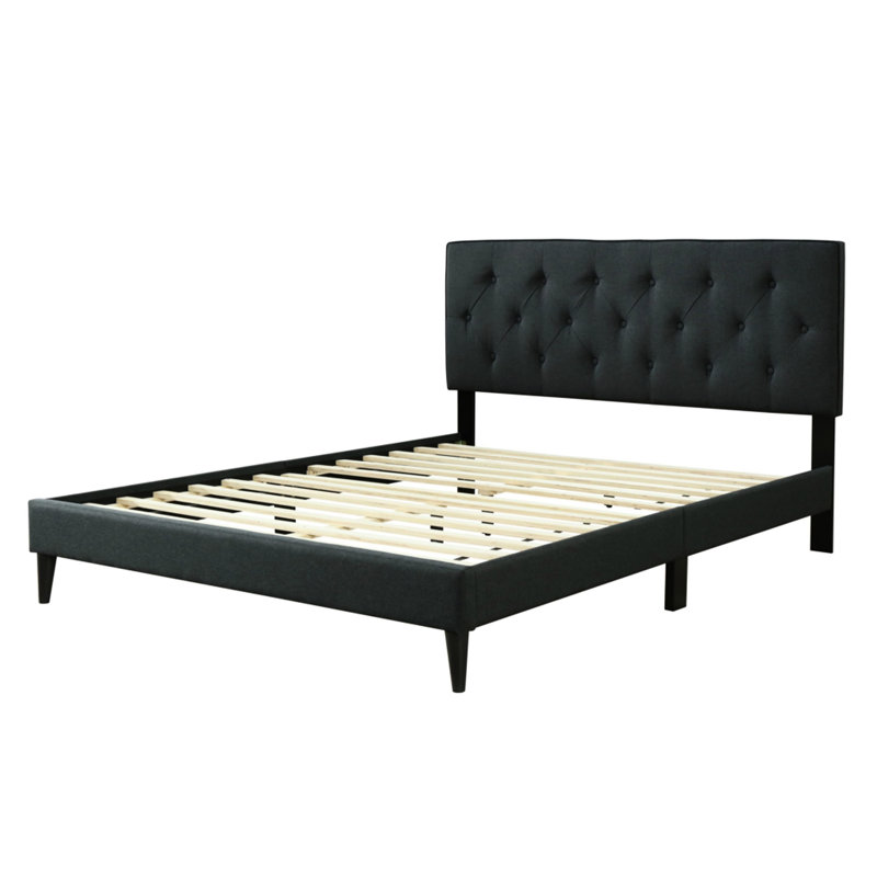 Lit moderne, lit capitonné luxueux avec port USB pour un repos et un style optimaux