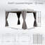 Pergola d'extérieur 10 x 12 pi avec persiennes réglables - gris-125316183
